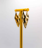 Gold Geometry Glam Earrings – Modern Gold Geometric Jewelry