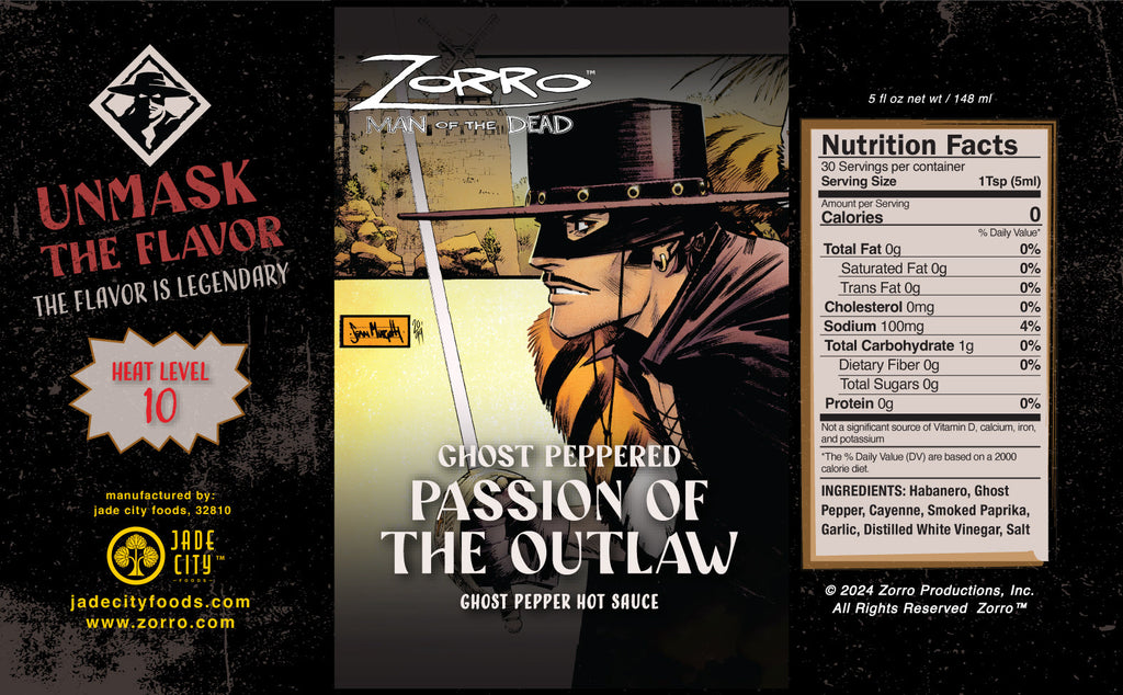 Passion of the Outlaw : Ghost Pepper Hot Sauce