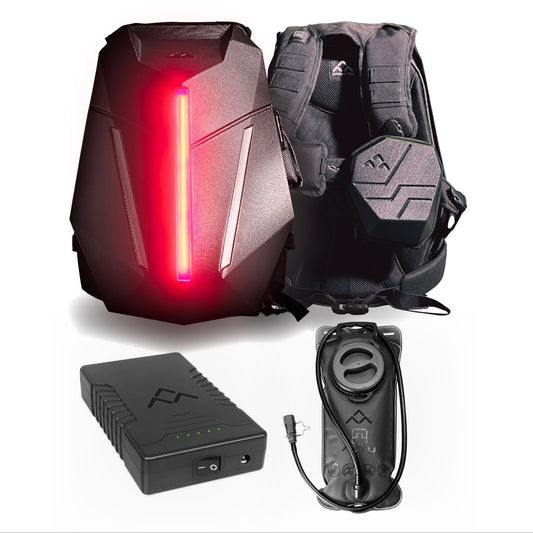FarMyth Zealot Armor Backpack Bundle (Hydration Bladder and Always-On Power Bank)