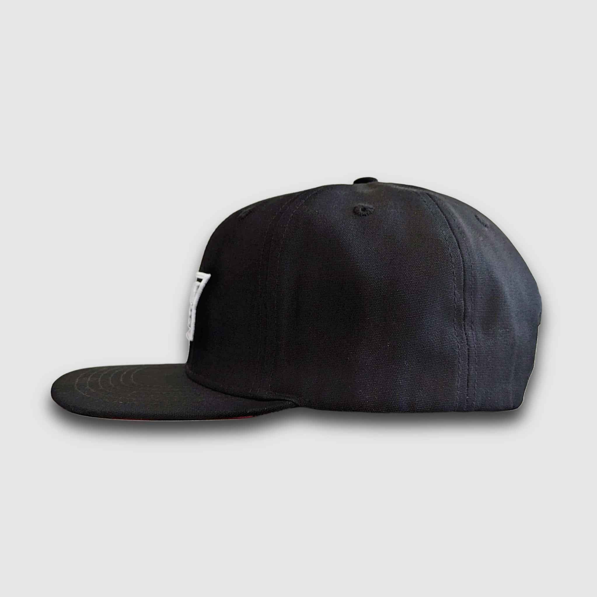 Buffalo Check Snapback - Black