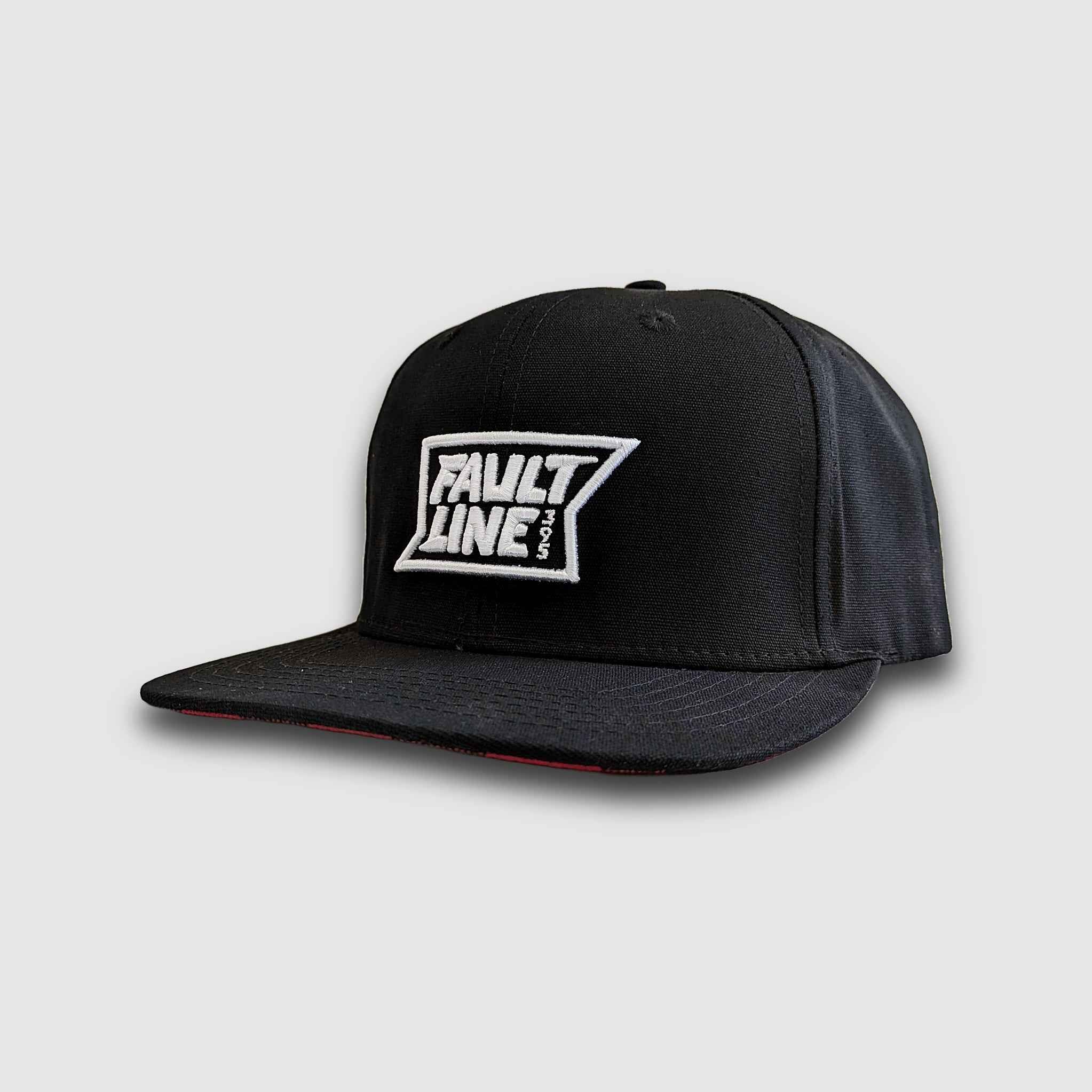Casquette Snapback Buffalo Check - Noir