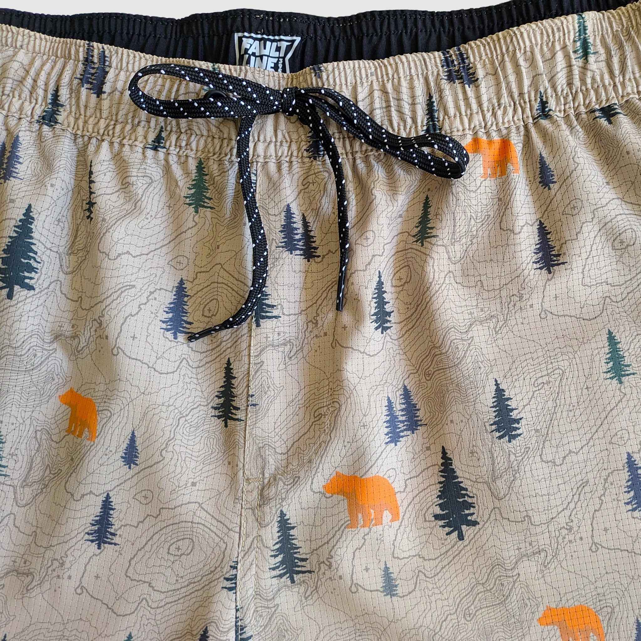 Langley Performance Stretch Short - Khaki/Bear