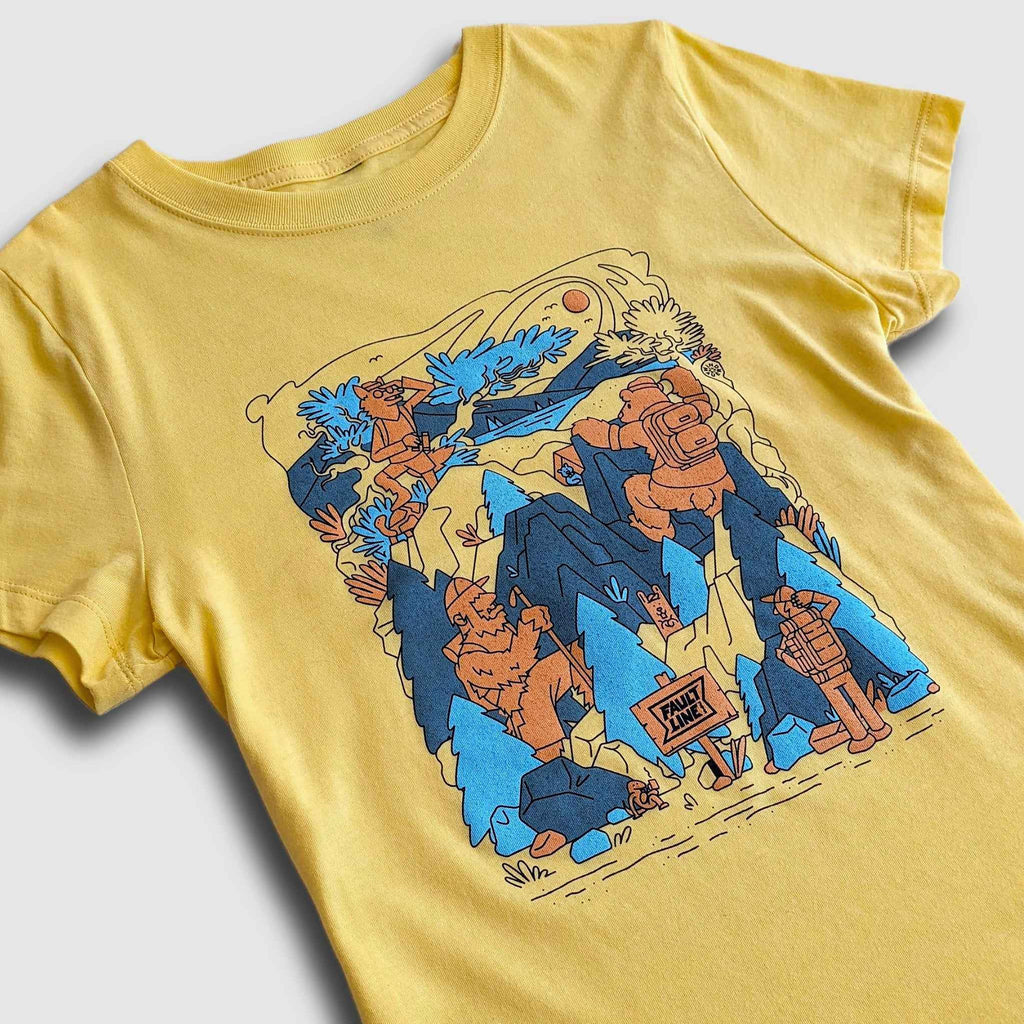 Women's Wild Friends Tee - Lemon