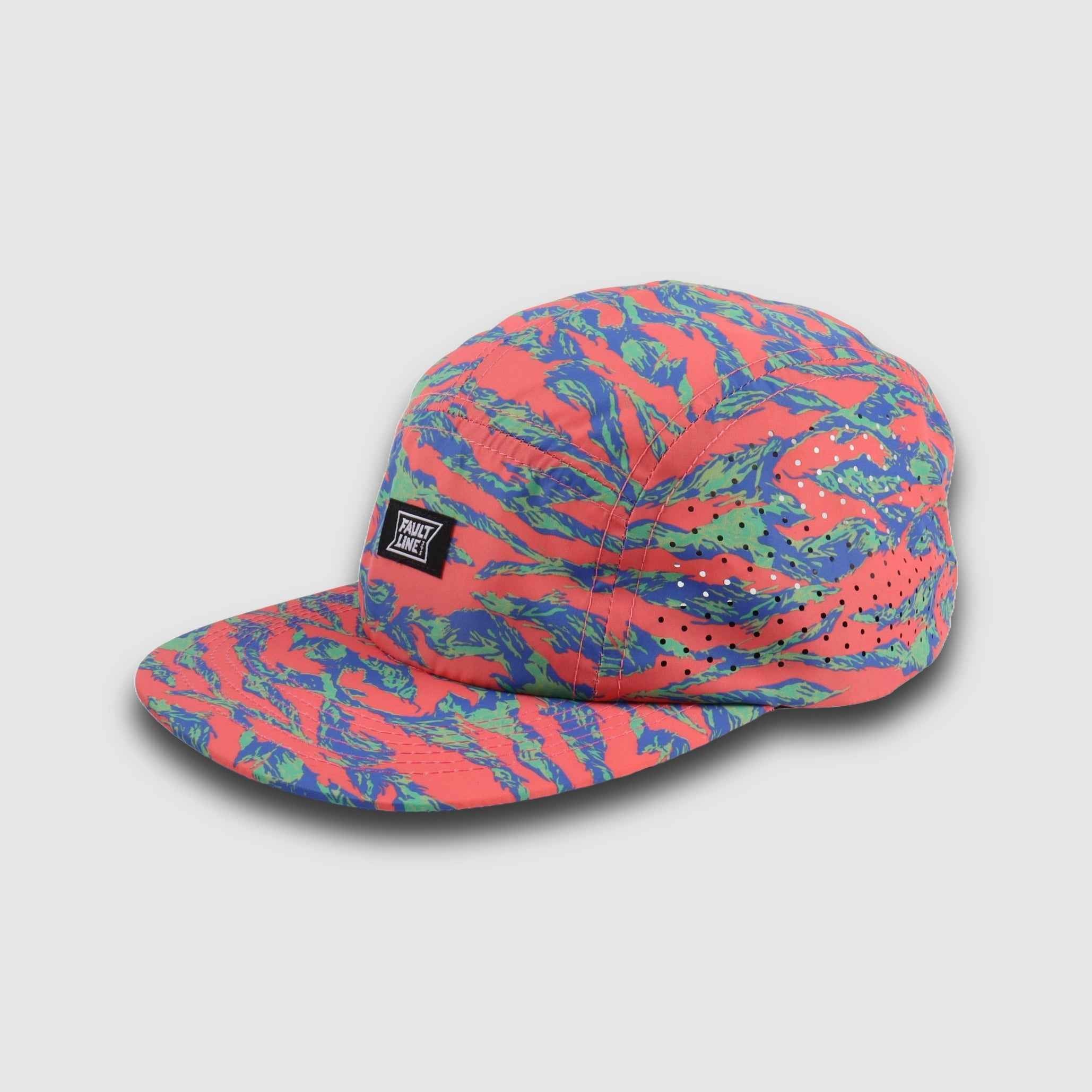 Bridgeport 5-Panel Camper Hat - Pink Tiger Camo