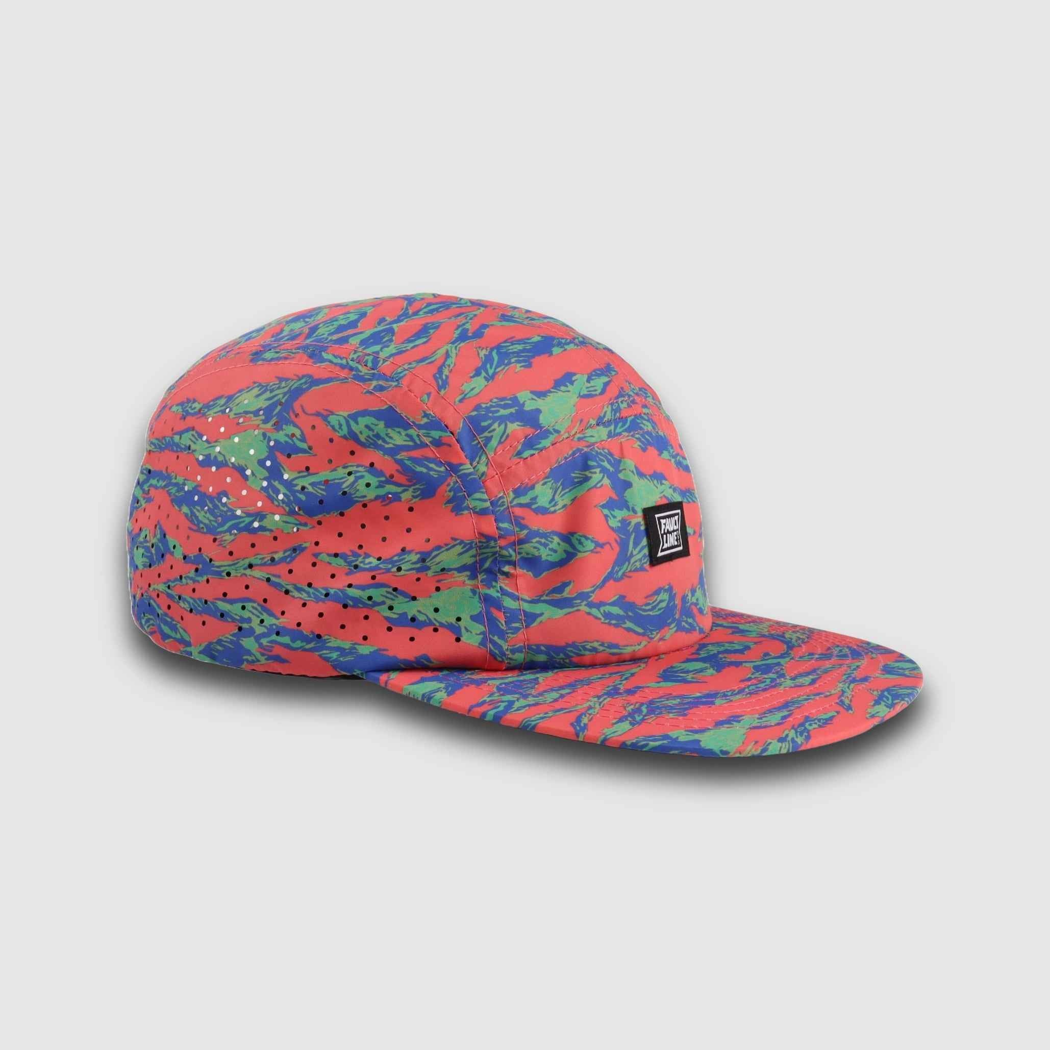 Bridgeport 5-Panel Camper Hat - Pink Tiger Camo