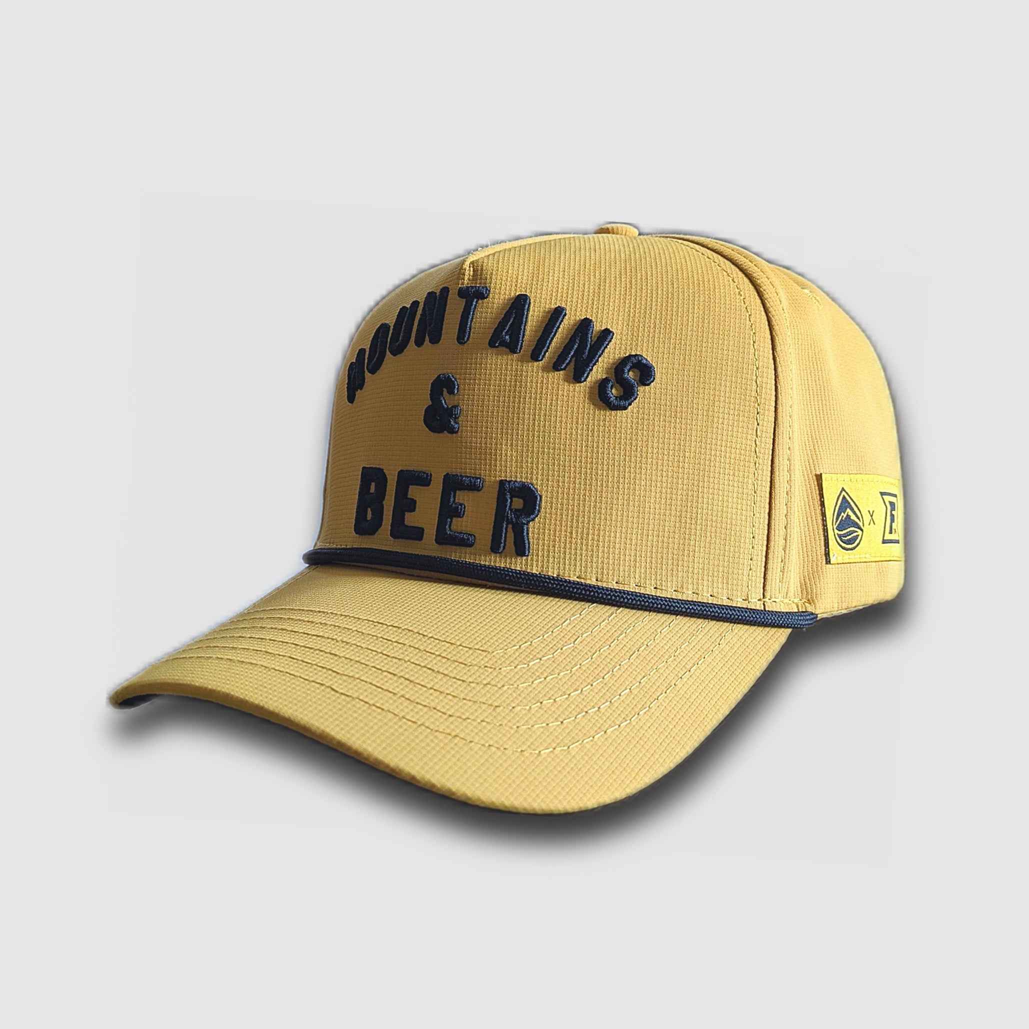 F395 x Distant Brewing Mountains & Beer Snapback - Dijon