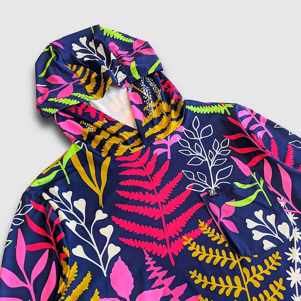 Women's Carson Sun Hoodie - Botanical Fern