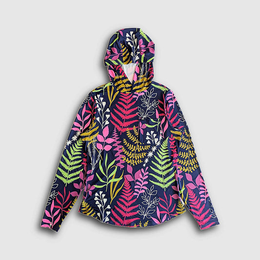 Women's Carson Sun Hoodie - Botanical Fern