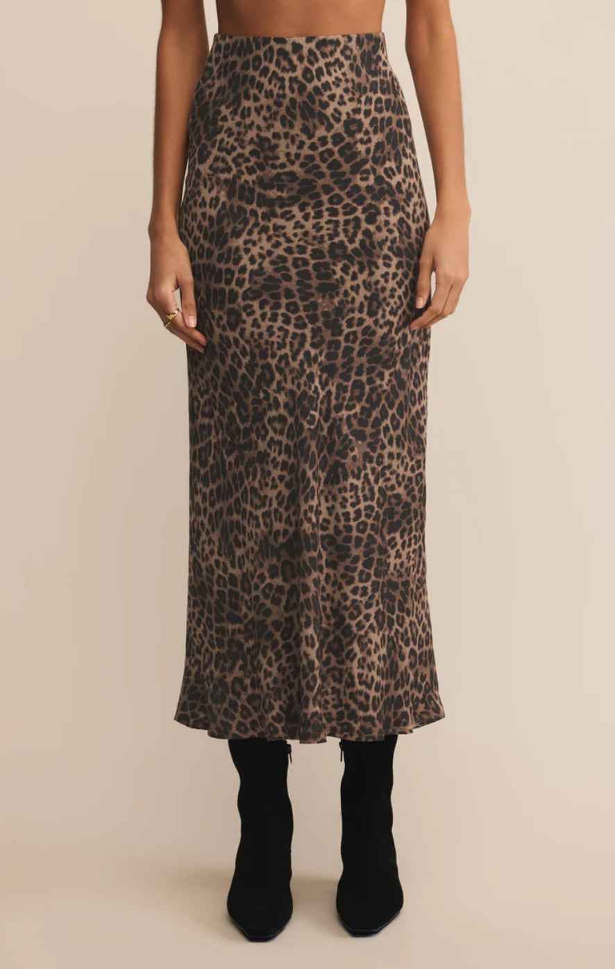 Z Supply Izabel Leopard Skirt ZK253233