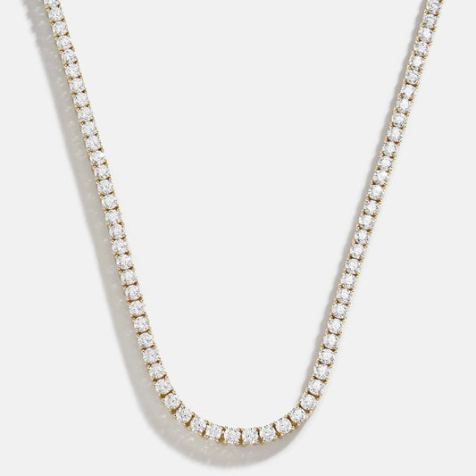 Tennis Necklace Gold 3mm