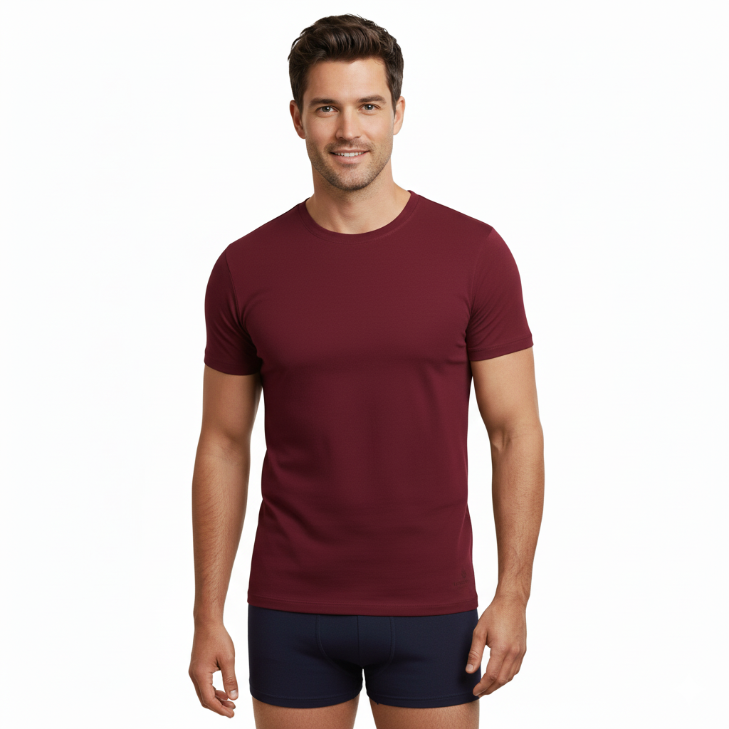 Men's Bamboo Crew Neck Undershirts (3-Pack) - Lolomo!