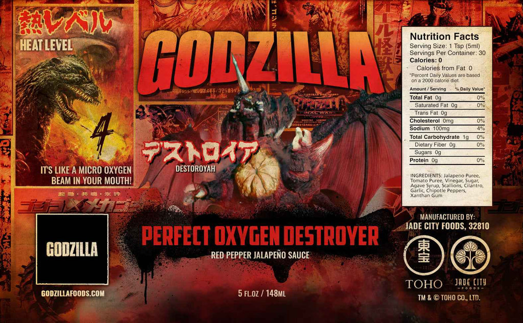 Godzilla Hot Sauce 5-Pack : Series 5