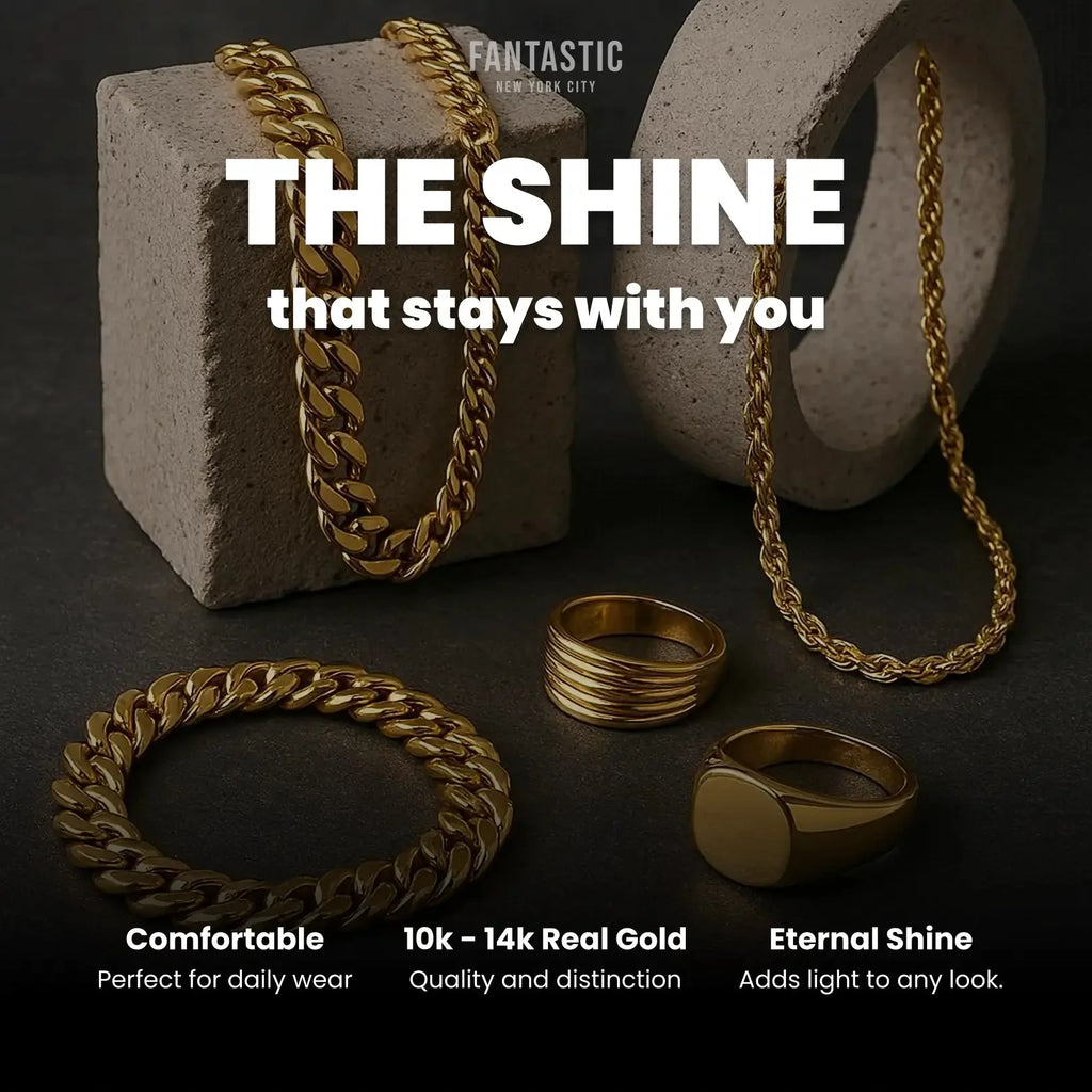 10K Gold- Moon Cut Chain