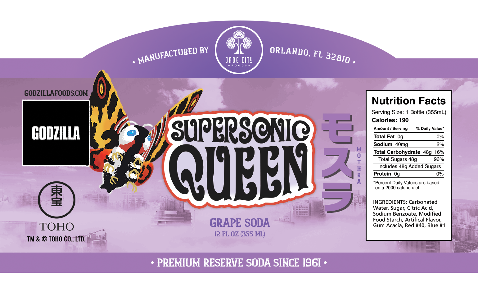 Mothra's Supersonic Queen : Grape Soda