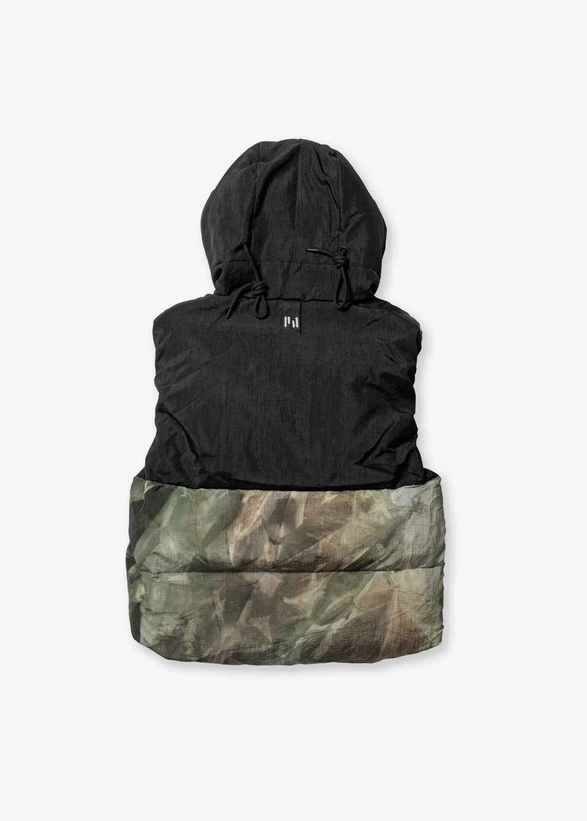 Hooded Down Vest - Rekall Tie