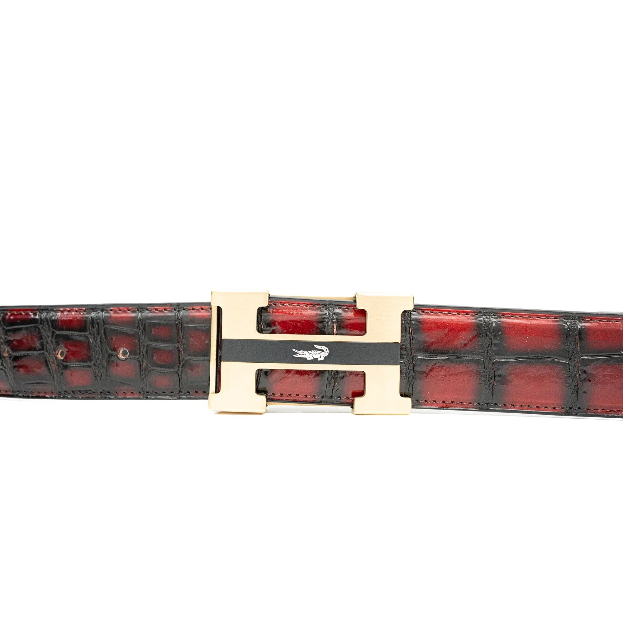 Handcrafted Alligator Leather Belts DVG101