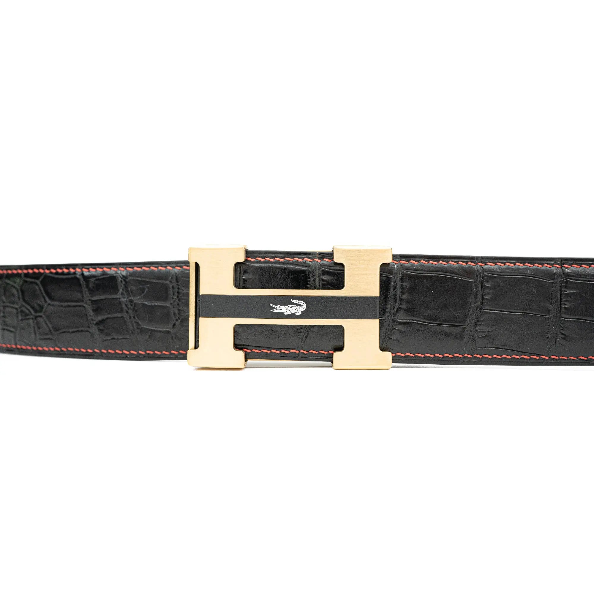Handcrafted Alligator Leather Belts DVG116