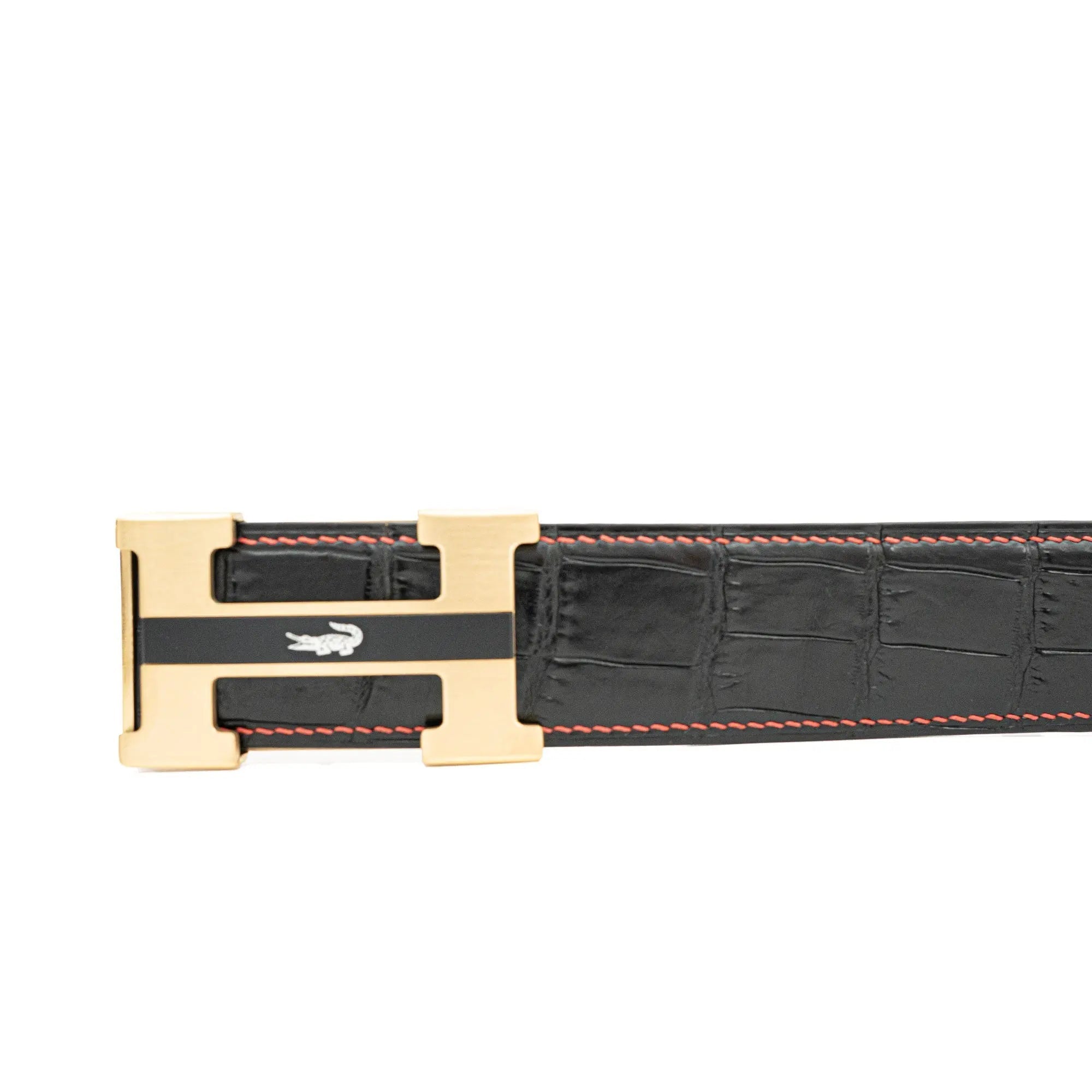 Handcrafted Alligator Leather Belts DVG116