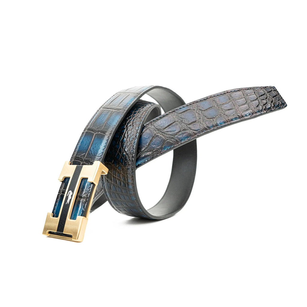 Handcrafted Alligator Leather Belts DVG122