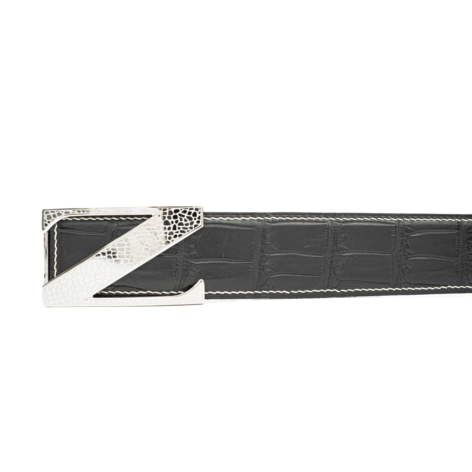 Handcrafted Alligator Leather Belts DVG128