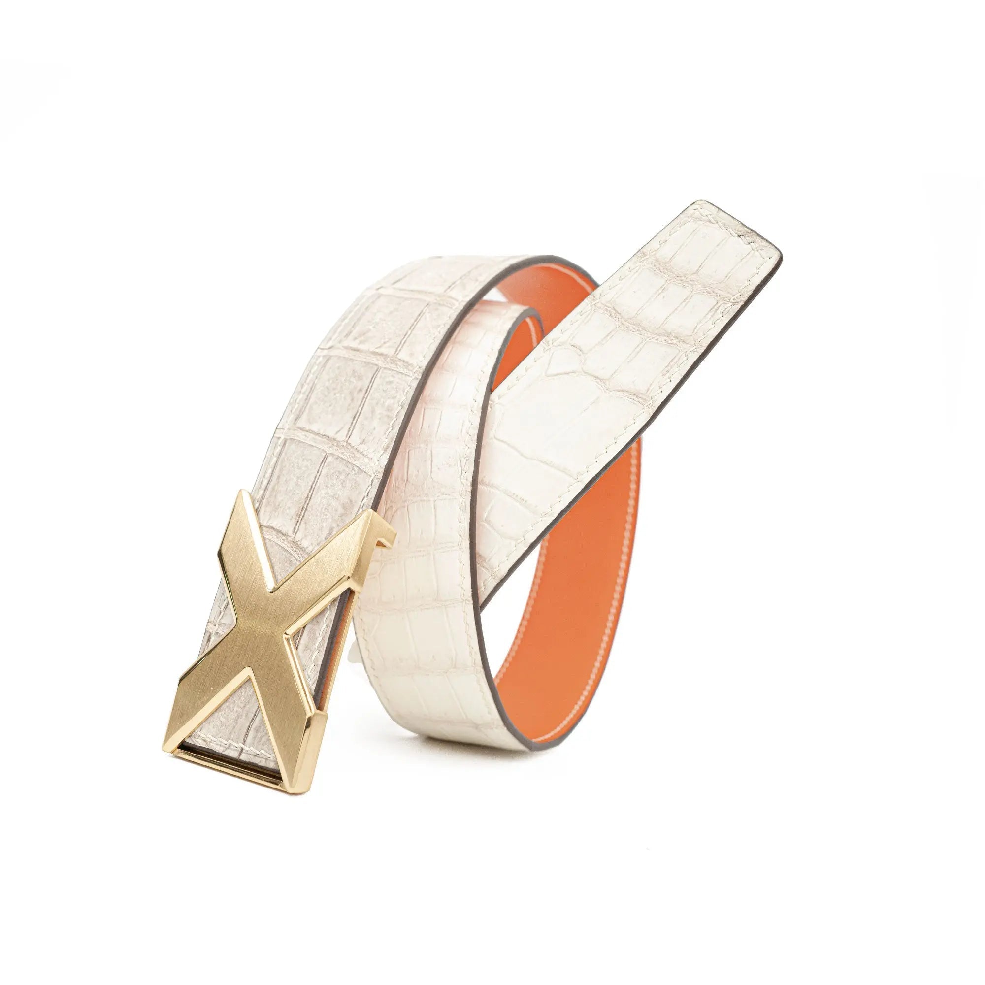 Handcrafted Alligator Leather Belts DVG225