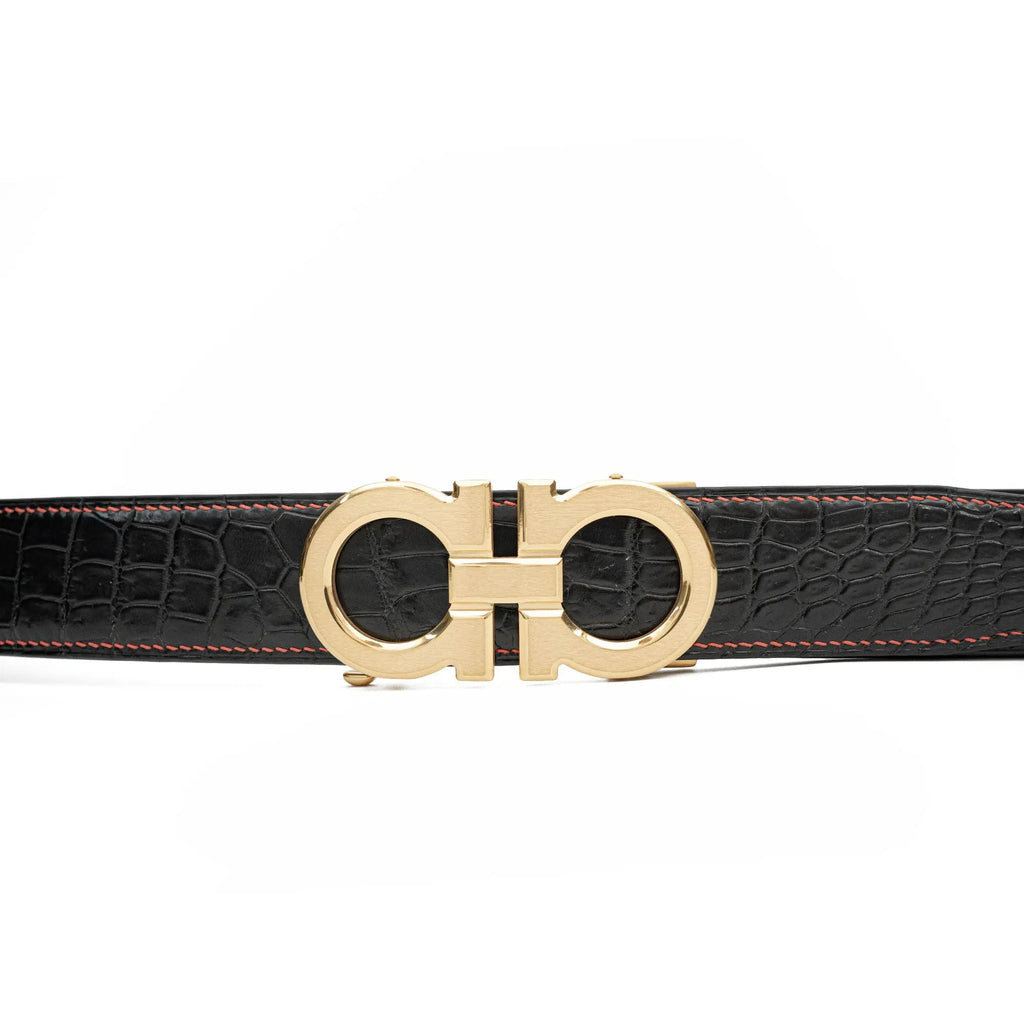 Handcrafted Alligator Leather Belts DVG259