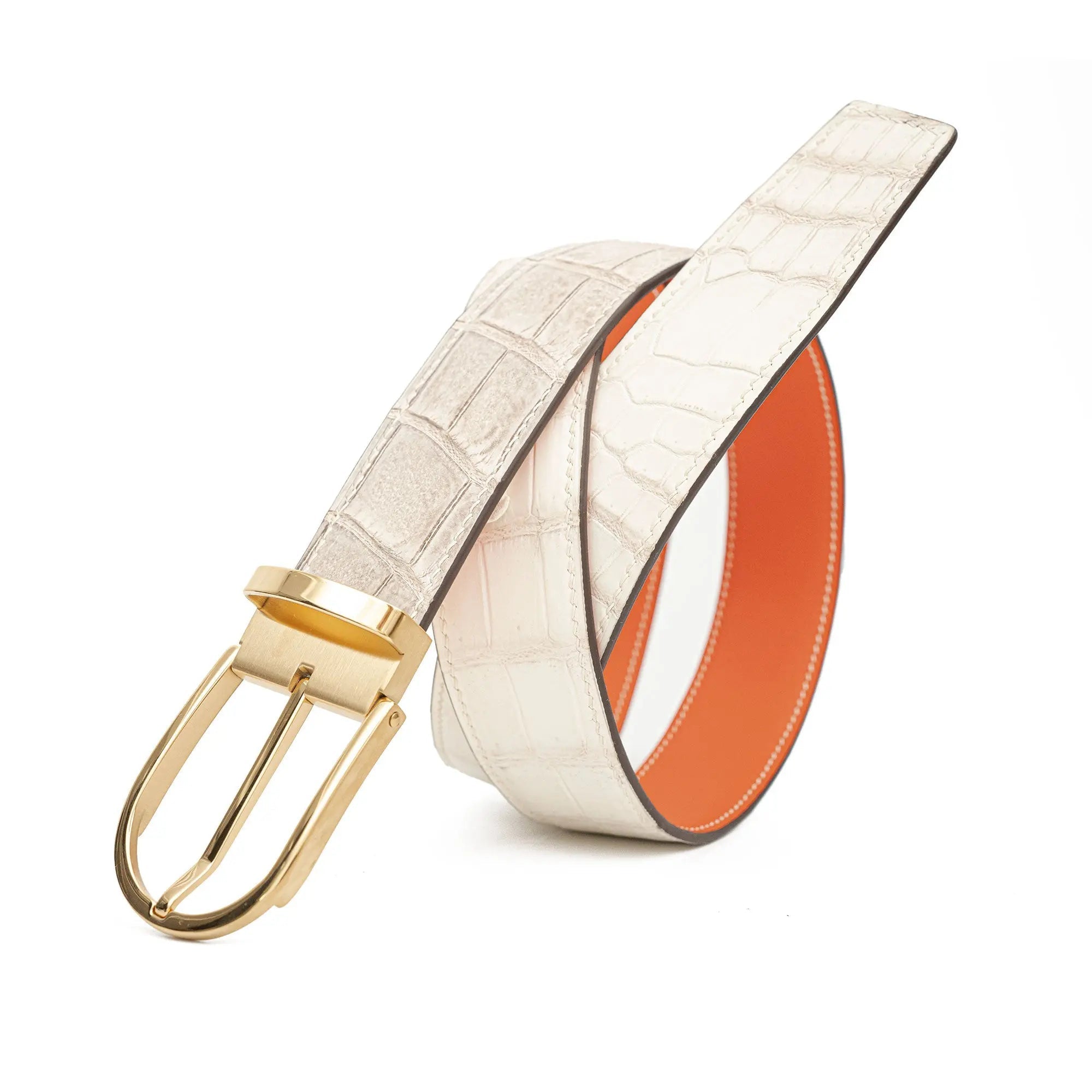 Handcrafted Alligator Leather Belts DVG318