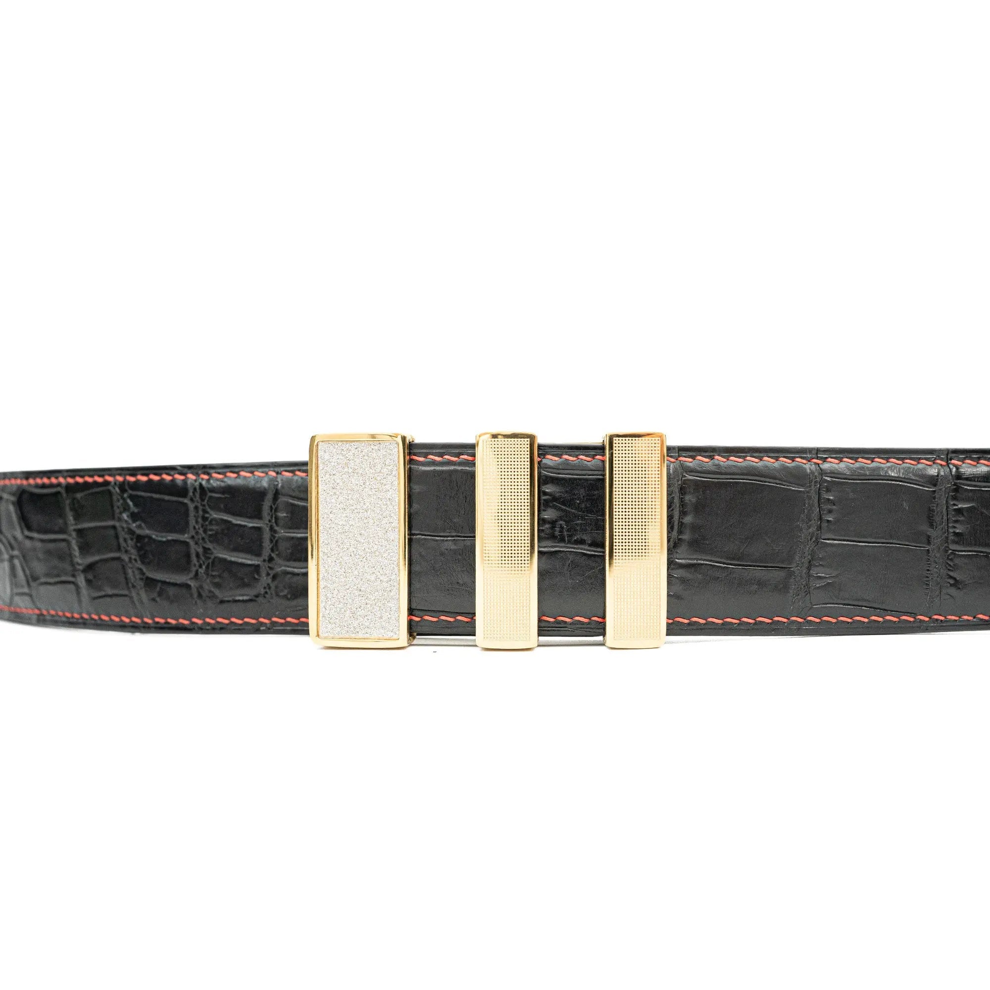 Handcrafted Alligator Leather Belts DVG45