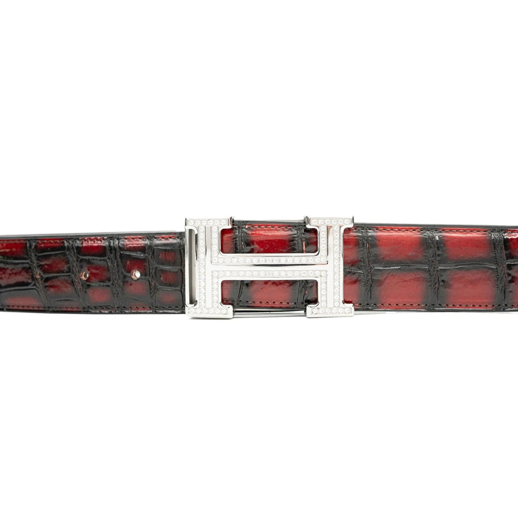 Handcrafted Alligator Leather Belts DVG66
