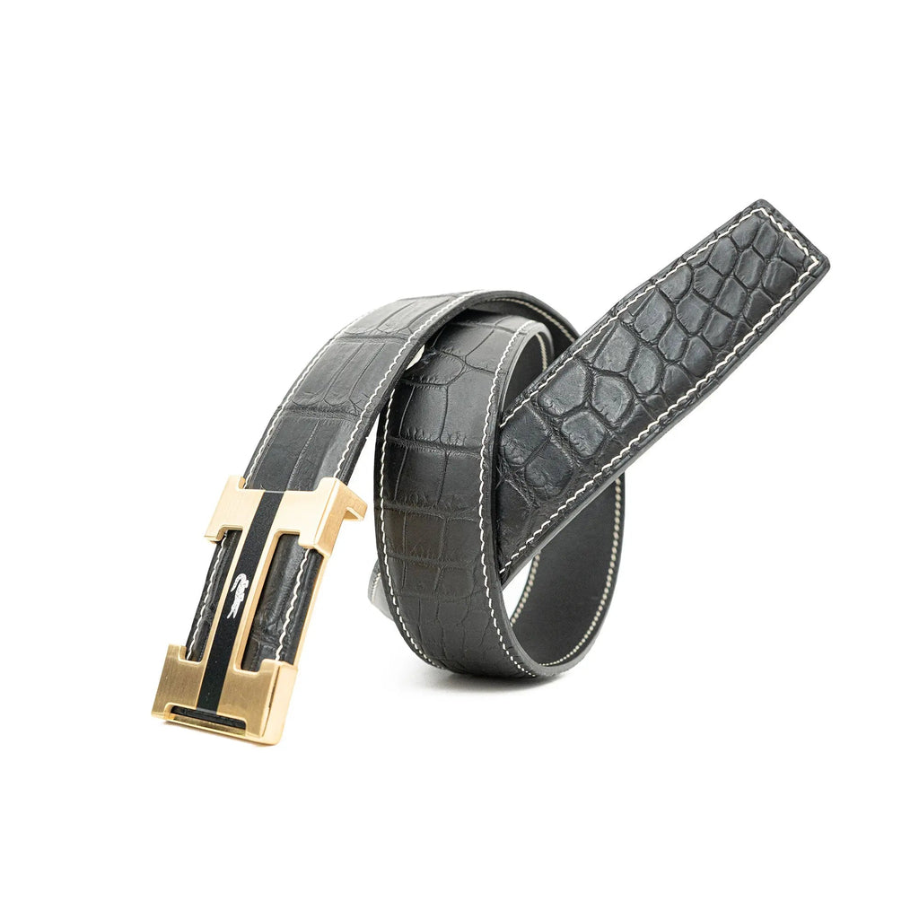 Handcrafted Alligator Leather Belts DVG93