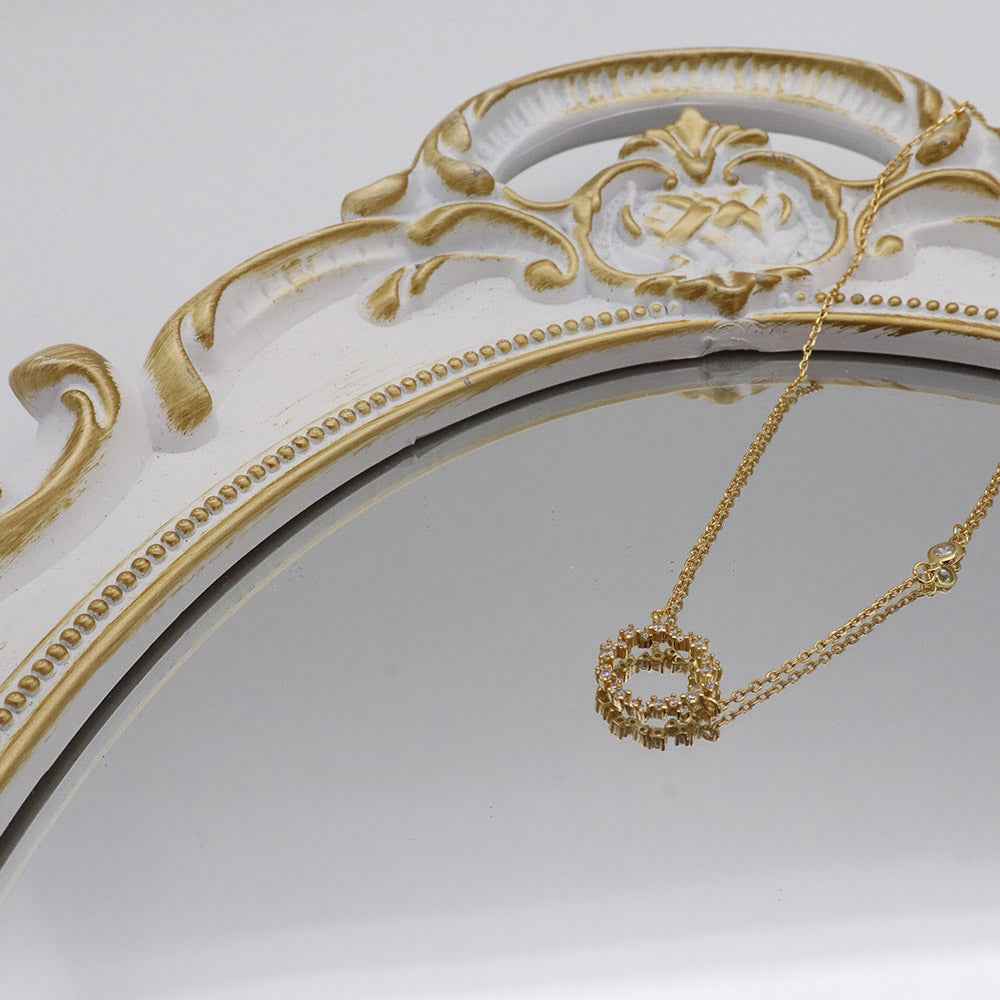 RING CHARM GOLD NECKLACE