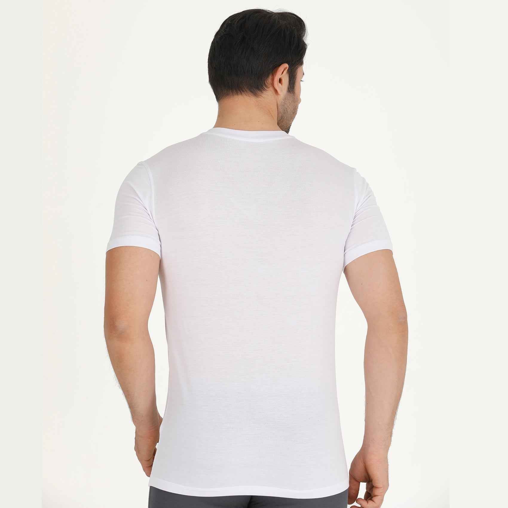 Men's Bamboo V-Neck Undershirt (3 Pack)