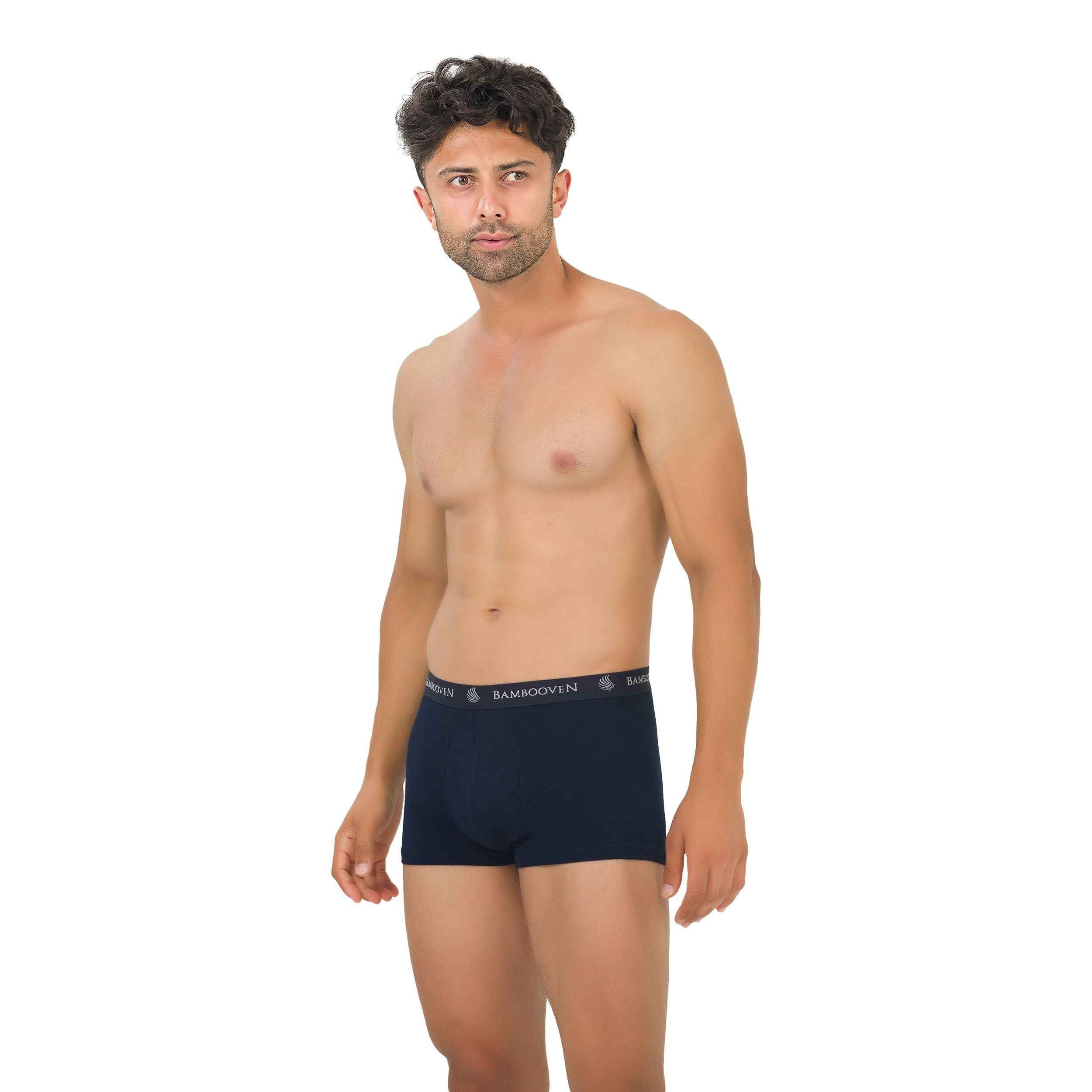 Men’s Bamboo Trunks with Pouch 4-Pack
