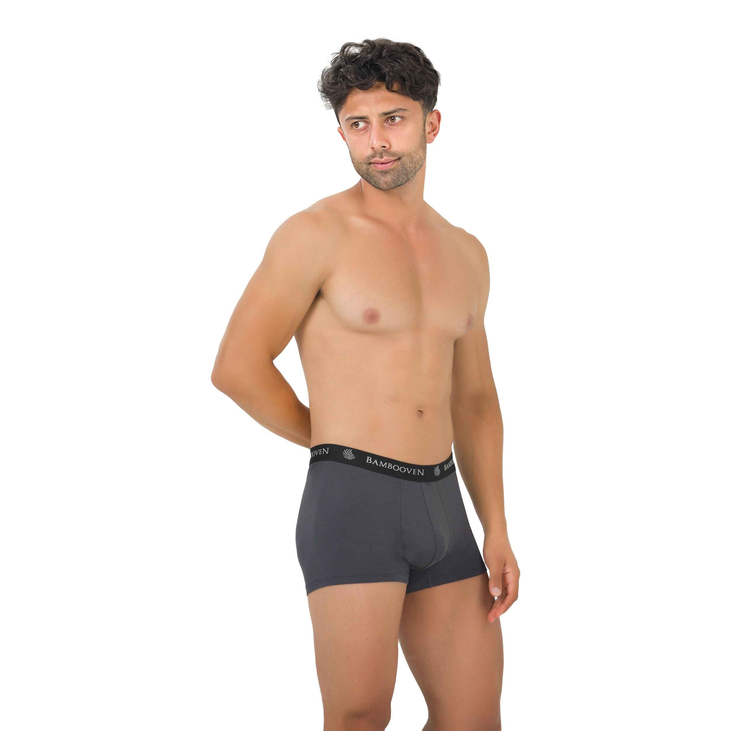 Men’s Bamboo Trunks with Pouch 4-Pack