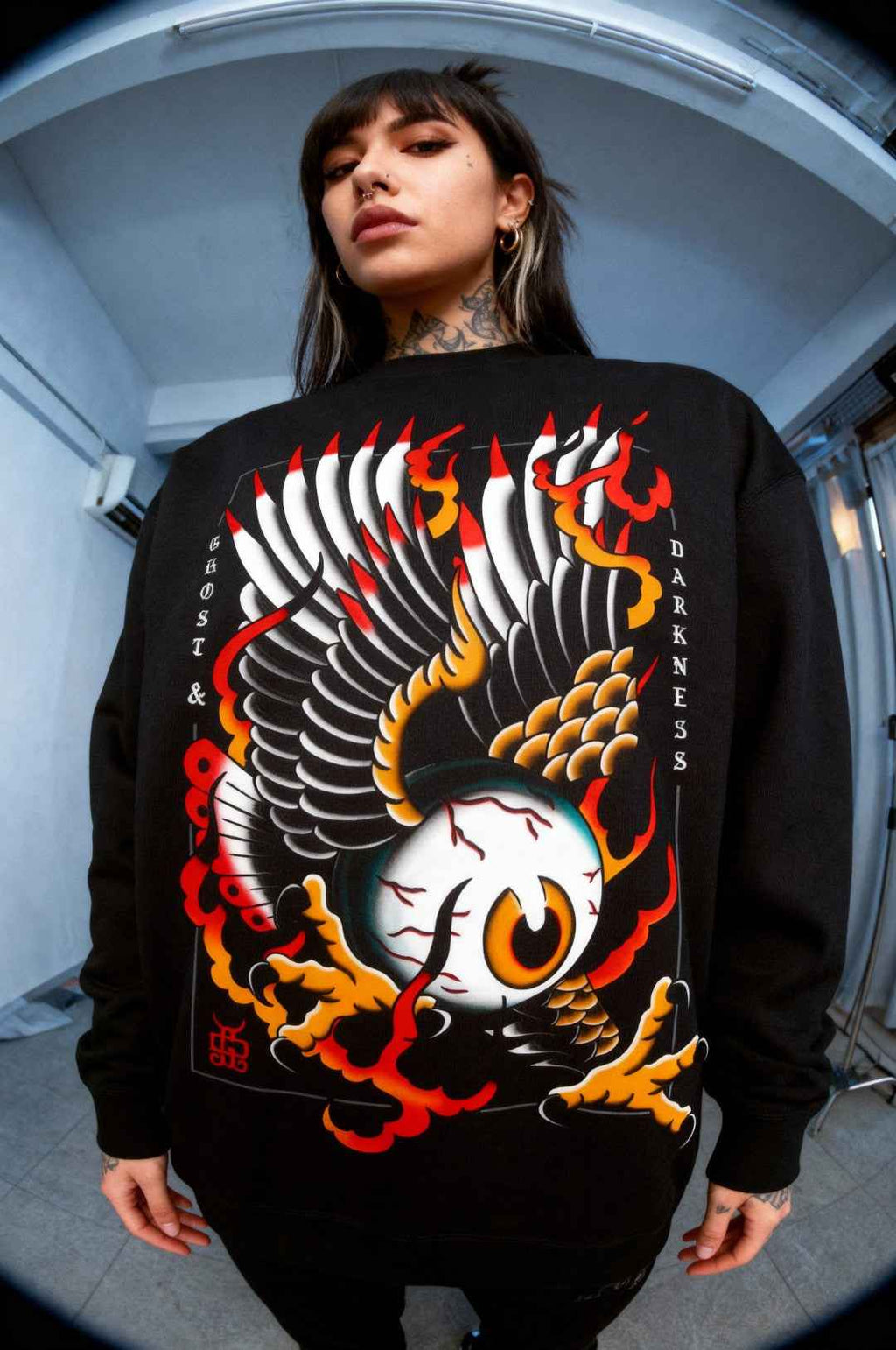 Eagle Eye Sweatshirt | Ghost & Darkness Streetwear