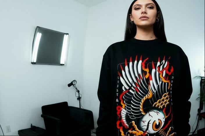 Eagle Eye Sweatshirt | Ghost & Darkness Streetwear