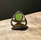 Canadian Jade and Silver Ring (sizes 6-9)