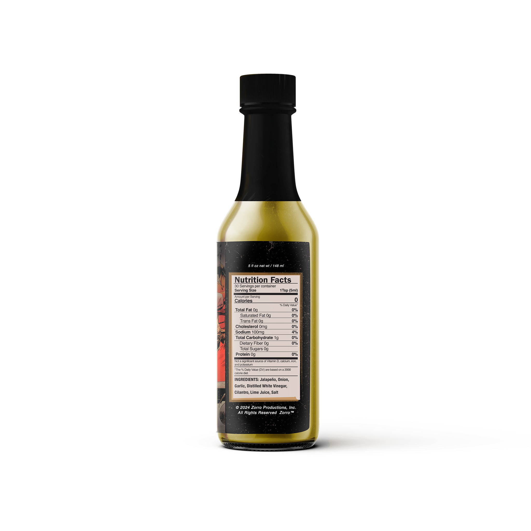 Zorro Hot Sauce 5-Pack