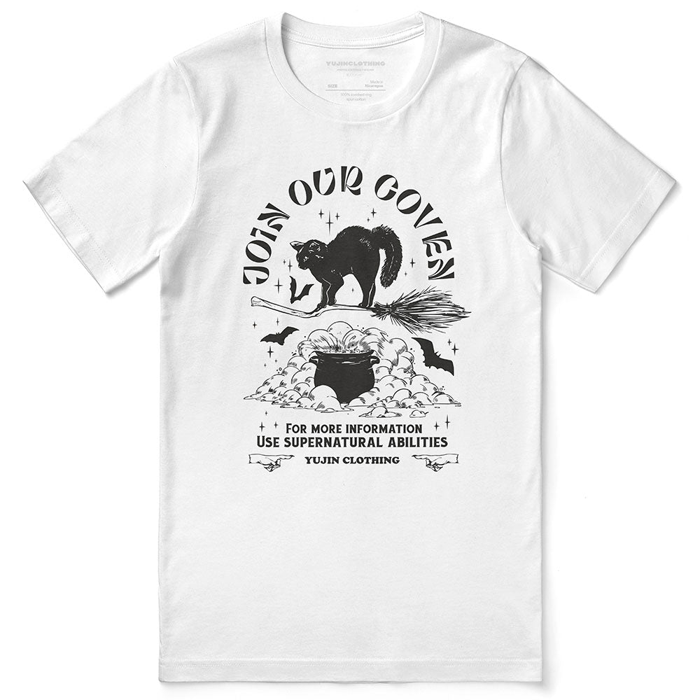 T-shirt « Rejoignez notre Coven Cat »