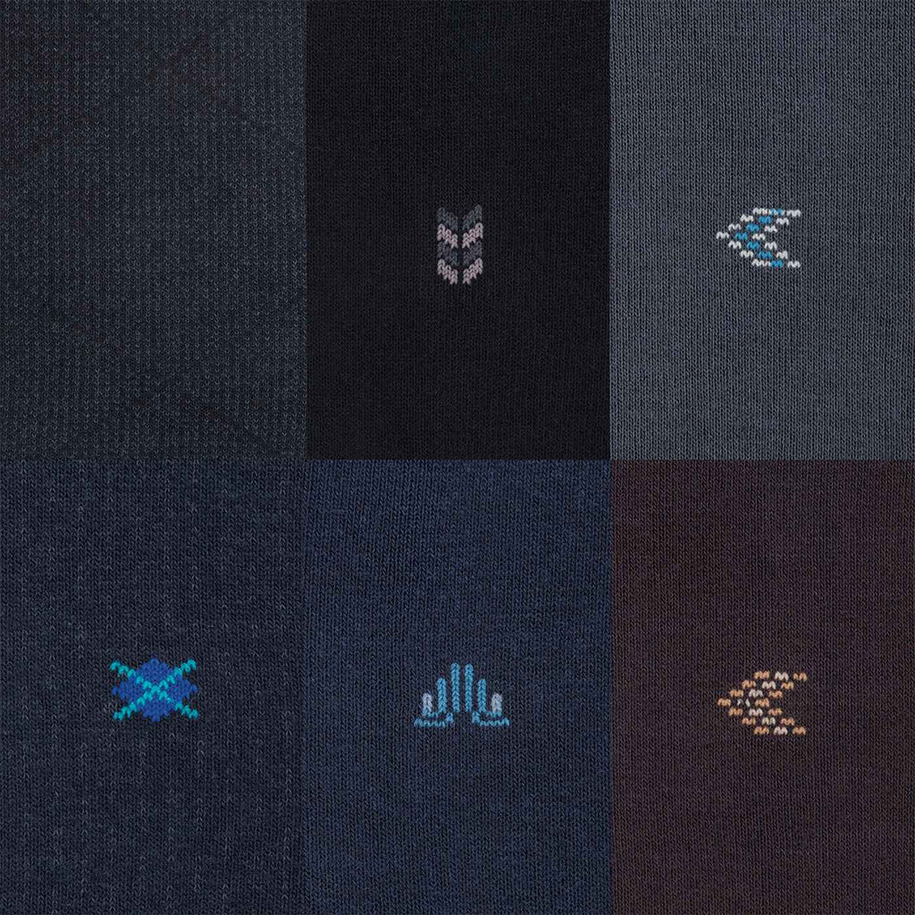 Men’s Bamboo Dress & Trouser Socks 6-Pack - 544