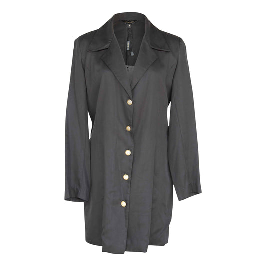 Grace Long Blazer Dress in Black – Women’s Tailored Blazer Dress