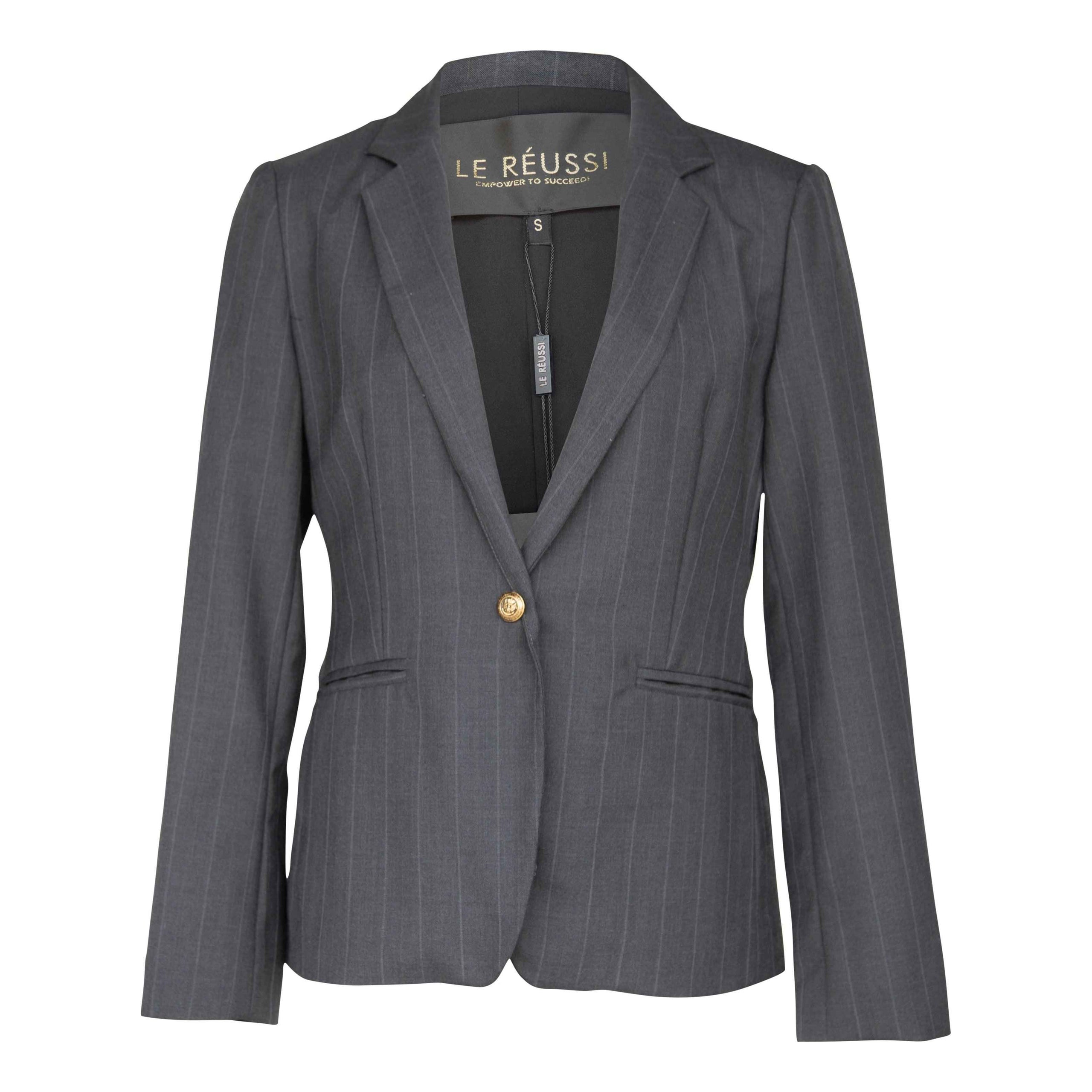 Blazer gris foncé sur mesure – Blazer classique à simple boutonnage