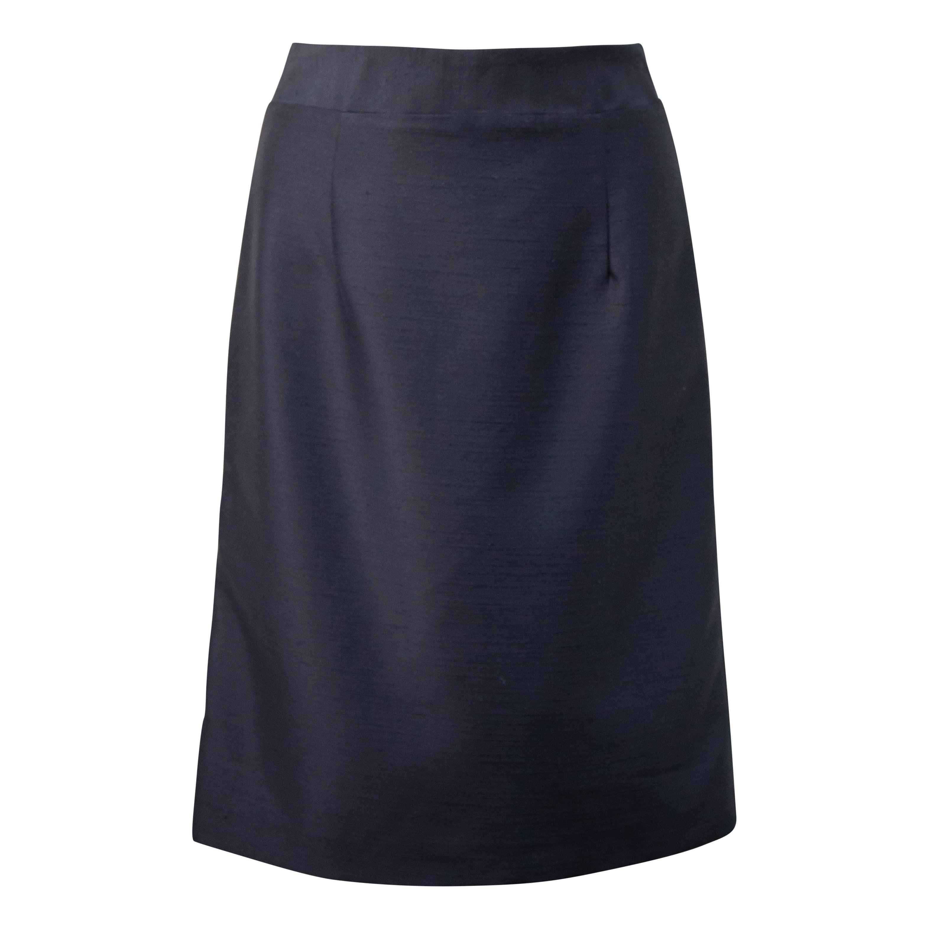 Luxe Straight Mini Skirt in Black – Women’s Chic Mini Skirt