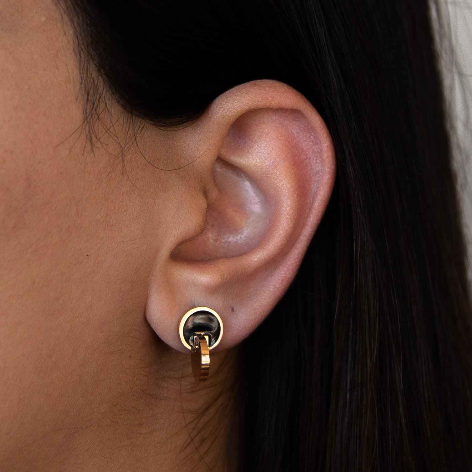 Harmony Circles Earrings – Elegant Sterling Silver Jewelry for Women