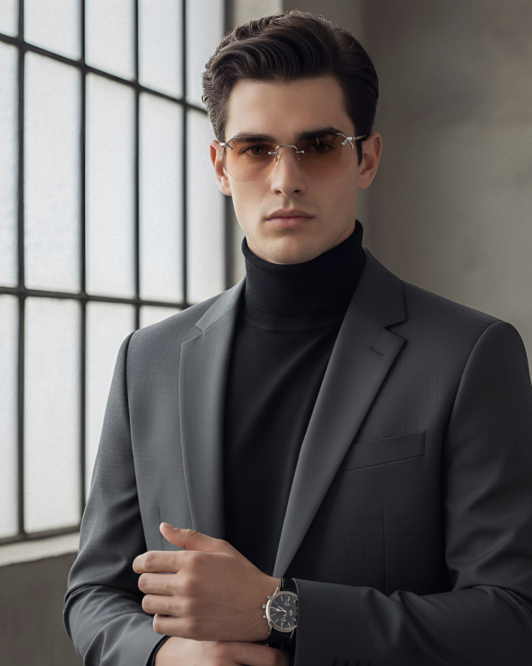 Aplos Metal Hexagon Sunglasses