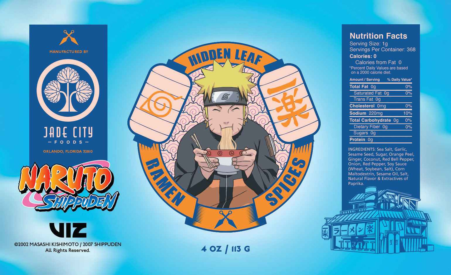 Naruto's Hidden Leaf Ramen Spices