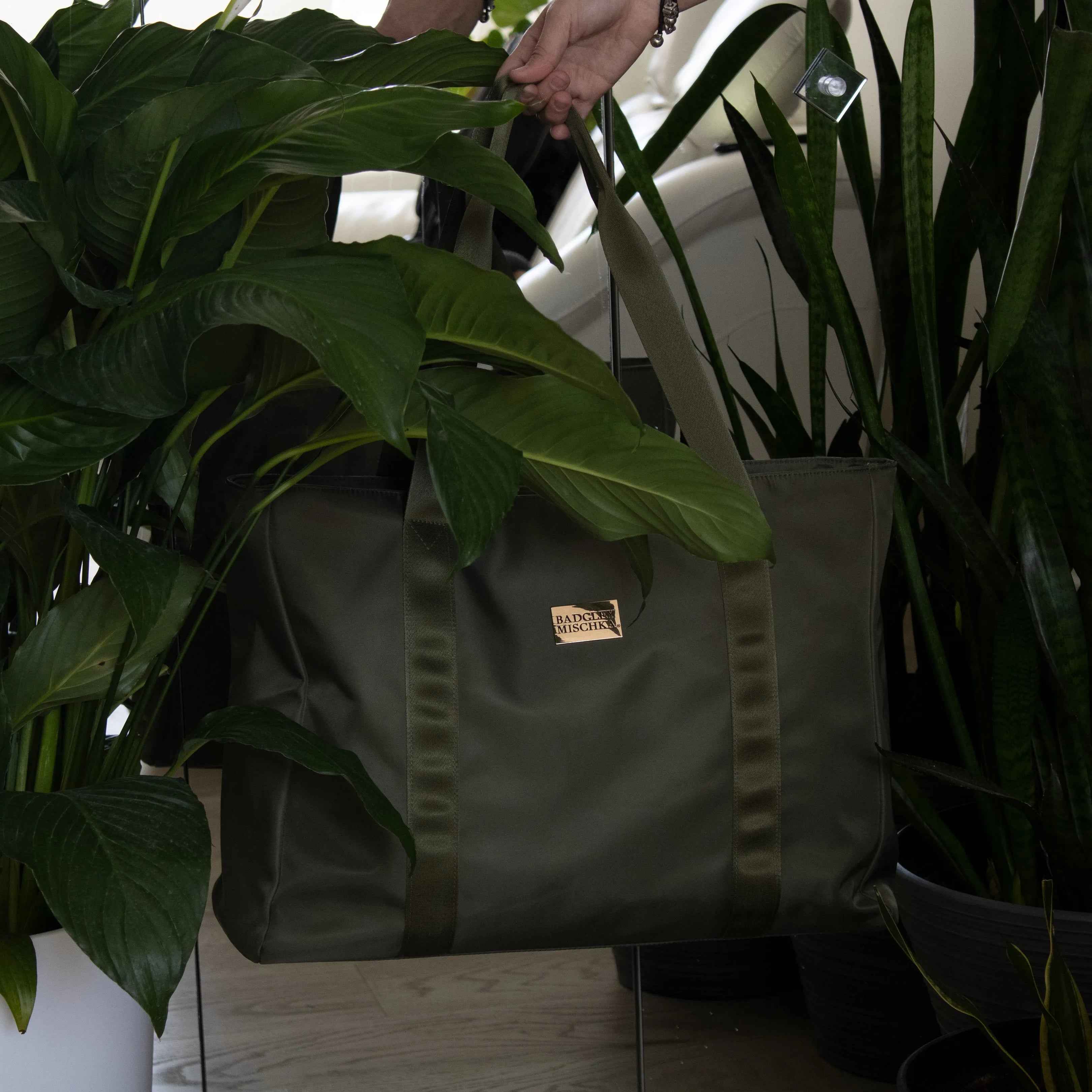 Uncomplicated Nylon Weekender Tote Bag