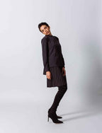 Luxe Black Pleated Skirt – Elegant Women’s Pleated Skirt