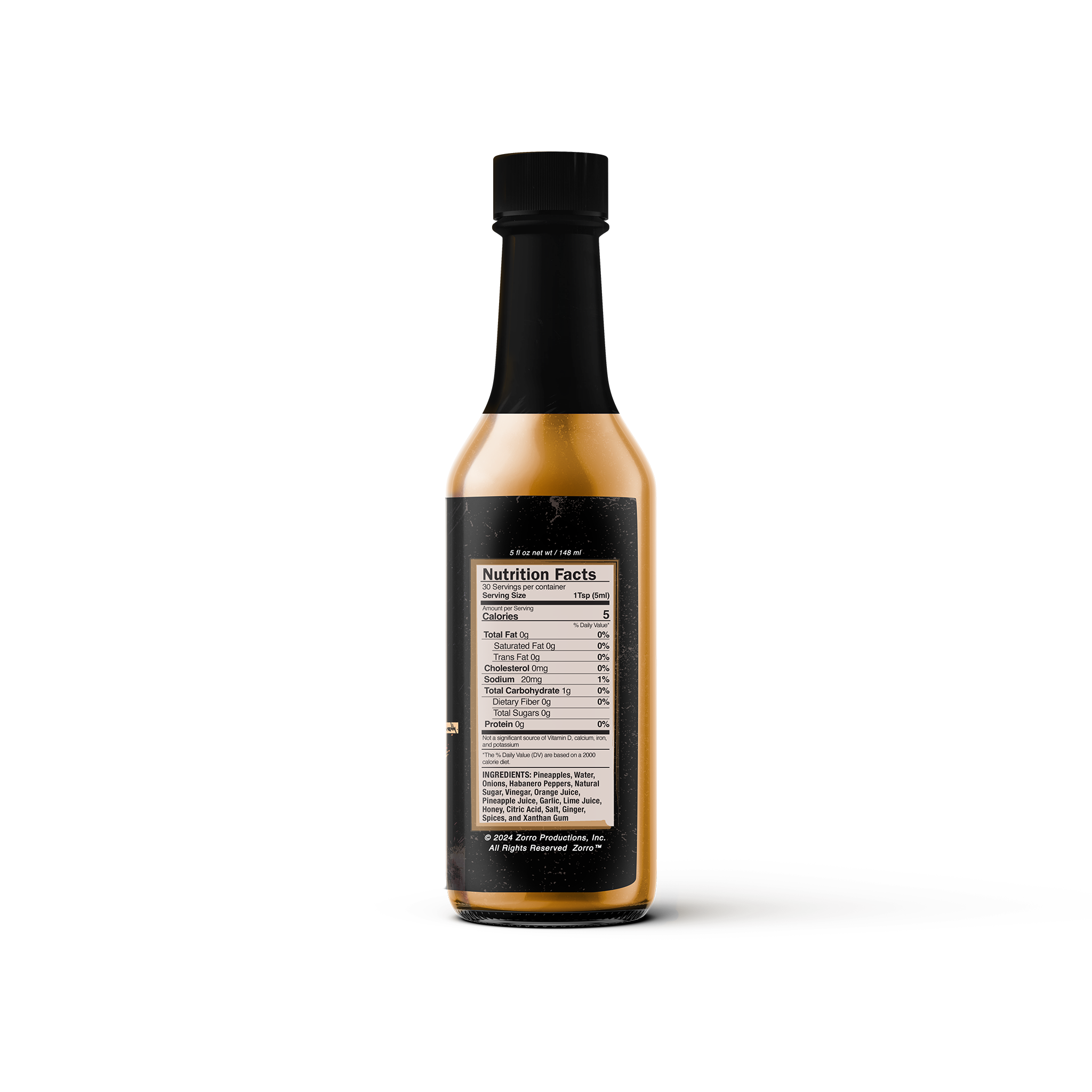 Rose of Justice : Pineapple Habanero Hot Sauce