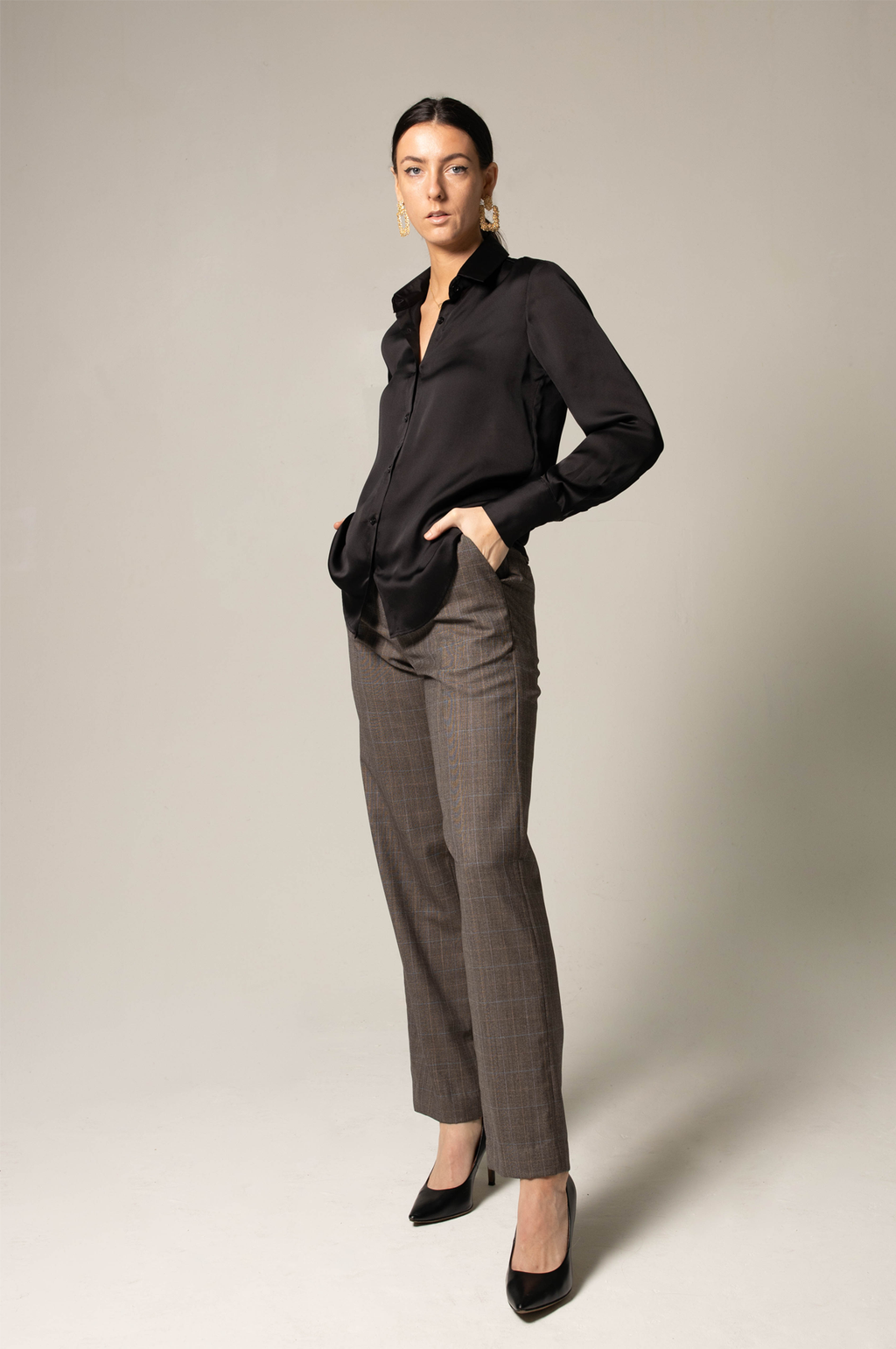 Womens Straight Leg Wool Pants – Tailored Wool Trousers - Lolomo!